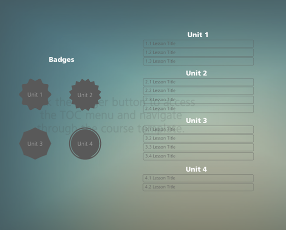Storyline 360: Gamified Table of Contents - E-Learning Examples - E ...