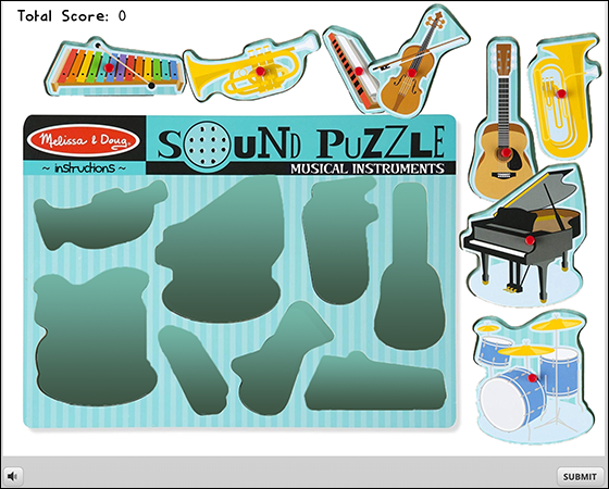 sound puzzle musical instruments