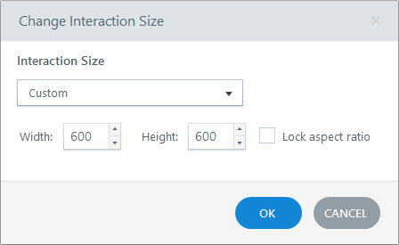 Interaction Size