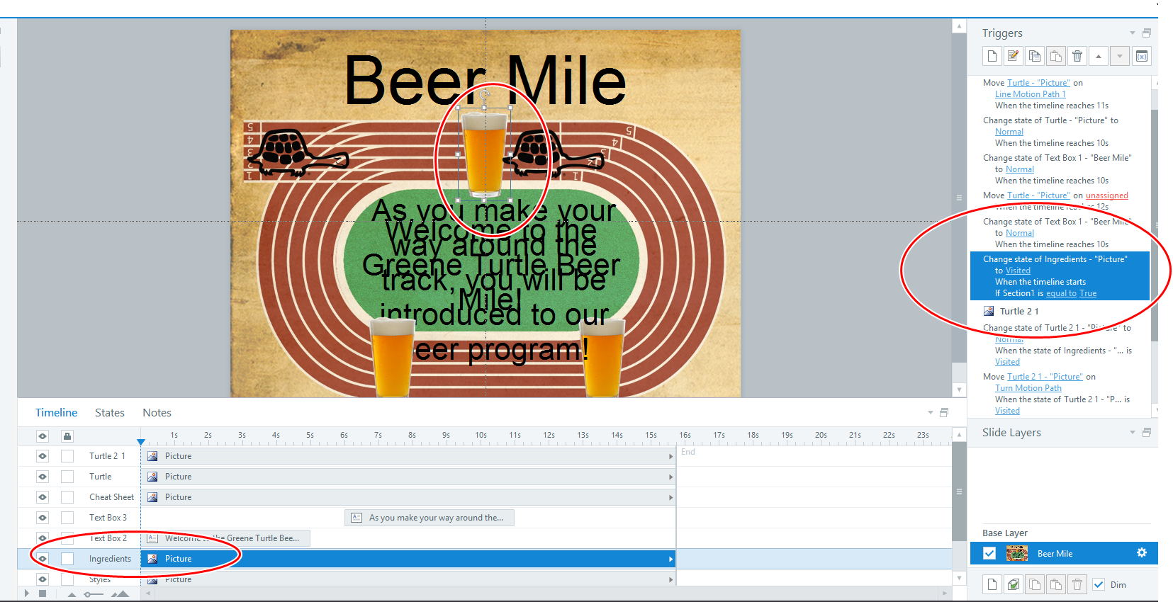 Having stops along a motion path Articulate Storyline Discussions E