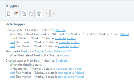 Storyline 1: Trigger to change state of next button when markers have ...